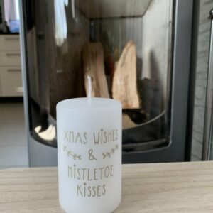 Blockkerze | Kerze | Weihnachten | Rustik Lys | "X-Mas Wishes"