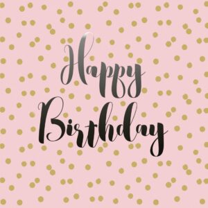 Papierservietten " Happy Birthday"