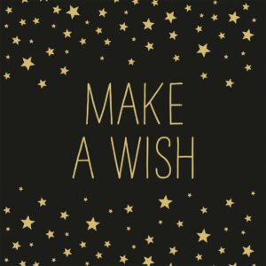 Papierservietten "Make a Wish"