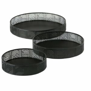 Tablett / Schale, Skandi,  schwarz
