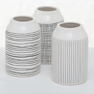 Vase Sunny | Strich | Linien | Karo