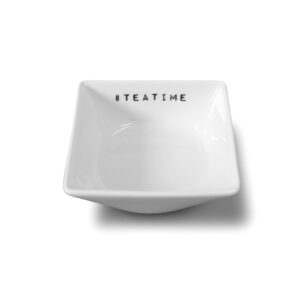 Schälchen / Schale "Teatime" schwarz
