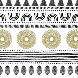 Papierservietten "gold-schwarz"