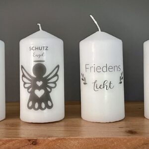 Blockkerze | Kerze | Kerze mit Spruch / Motiv